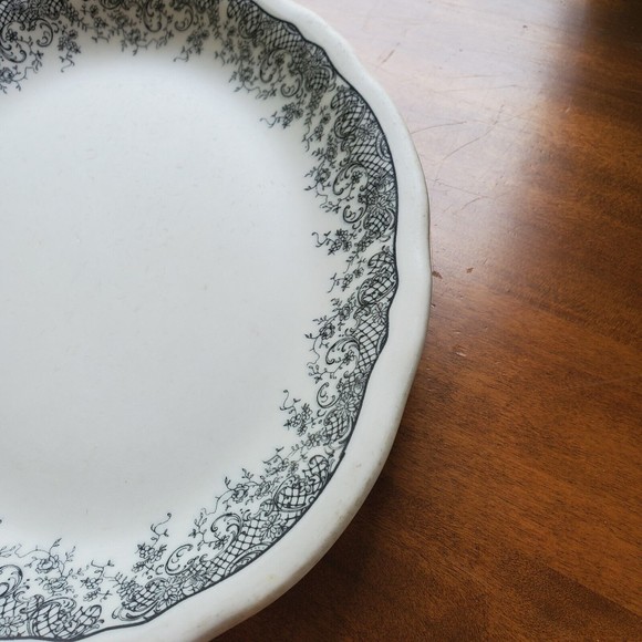 Shenango Vintage China 11x9 Oval Decorative Serving Dish Made In USA New Castle - Picture 11 of 11